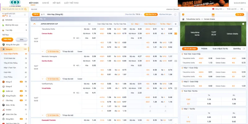 Mang đến trải nghiệm cá độ bóng đá từ nhiều giải đấu quốc tế