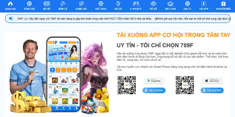 Tải app 789F sẽ mang lại hiệu suất và tiện ích vượt trội