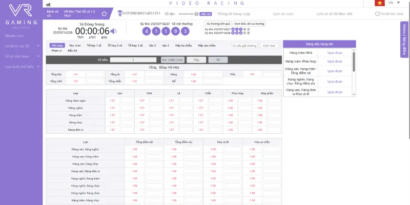 VR Lottery áp dụng thuật toán ngẫu nhiên để quay thưởng